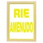Poster con mensaje feliz. Lámina Ríe amenudo.-Artwork-Nacnic-A4-Marco Madera clara-Nacnic Estudio SL