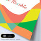 Poster con mensaje feliz. Lámina Sé flexible.-Artwork-Nacnic-Nacnic Estudio SL