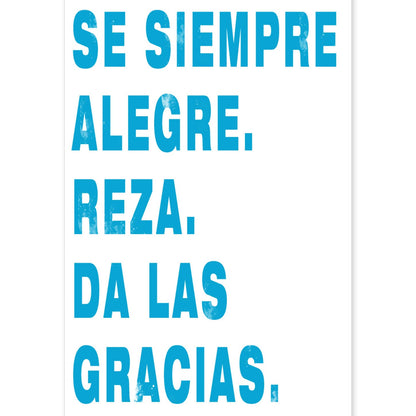 Poster con mensaje feliz. Lámina Se siempre alegre.-Artwork-Nacnic-A4-Sin marco-Nacnic Estudio SL