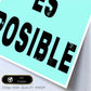 Poster con mensaje feliz. Lámina Todo es posible.-Artwork-Nacnic-Nacnic Estudio SL
