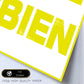 Poster con mensaje feliz. Lámina Vive bien.-Artwork-Nacnic-Nacnic Estudio SL