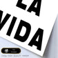 Poster con mensaje feliz. Lámina vive la vida.-Artwork-Nacnic-Nacnic Estudio SL