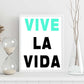 Poster con mensaje feliz. Lámina vive la vida.-Artwork-Nacnic-Nacnic Estudio SL