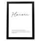Poster con palabras en francés. Lámina Honore con definición y fondo blanco.-Artwork-Nacnic-A4-Marco Negro-Nacnic Estudio SL