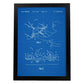 Poster con patente de Arnés de seguridad. Lámina con diseño de patente antigua-Artwork-Nacnic-A3-Marco Negro-Nacnic Estudio SL