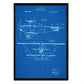 Poster con patente de Avion de reconocimiento. Lámina con diseño de patente antigua-Artwork-Nacnic-Nacnic Estudio SL