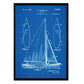 Poster con patente de Barco velero. Lámina con diseño de patente antigua-Artwork-Nacnic-Nacnic Estudio SL