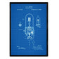 Poster con patente de Bombilla electrica 2. Lámina con diseño de patente antigua-Artwork-Nacnic-Nacnic Estudio SL