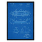 Poster con patente de Canoa 1. Lámina con diseño de patente antigua-Artwork-Nacnic-Nacnic Estudio SL