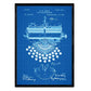Poster con patente de Maquina de escribir. Lámina con diseño de patente antigua-Artwork-Nacnic-Nacnic Estudio SL