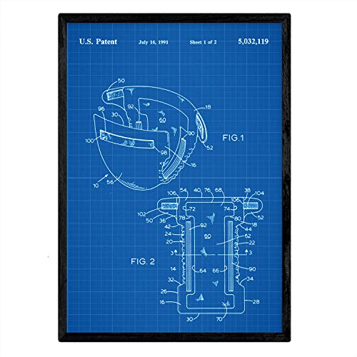 Poster con patente de Pañal. Lámina con diseño de patente antigua-Artwork-Nacnic-Nacnic Estudio SL