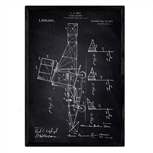 Poster con patente de Parte de helicoptero 2. Lámina con diseño de patente antigua-Artwork-Nacnic-Nacnic Estudio SL