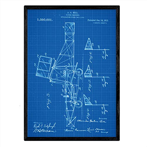 Poster con patente de Parte de helicoptero 2. Lámina con diseño de patente antigua-Artwork-Nacnic-Nacnic Estudio SL