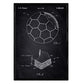 Poster con patente de Pelota de futbol. Lámina con diseño de patente antigua-Artwork-Nacnic-Nacnic Estudio SL