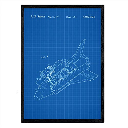 Poster con patente de Transbordador. Lámina con diseño de patente antigua-Artwork-Nacnic-Nacnic Estudio SL