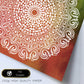 Poster cuadrado con dibujos de mandalas. Lámina mandala de la creatividad, ilustrada con mandalas coloridos y complejos.-Artwork-Nacnic-Nacnic Estudio SL