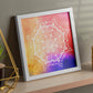 Poster cuadrado con dibujos de mandalas. Lámina mandala de la determinación, ilustrada con mandalas coloridos y complejos.-Artwork-Nacnic-Nacnic Estudio SL