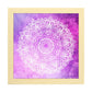 Poster cuadrado con dibujos de mandalas. Lámina mandala de la elegancia, ilustrada con mandalas coloridos y complejos.-Artwork-Nacnic-25x25 cm-Marco Madera clara-Nacnic Estudio SL