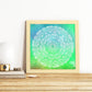 Poster cuadrado con dibujos de mandalas. Lámina mandala de la esperanza y nueva vida, ilustrada con mandalas coloridos y complejos.-Artwork-Nacnic-Nacnic Estudio SL