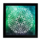 Poster cuadrado con dibujos de mandalas. Lámina mandala de la estabilidad, ilustrada con mandalas coloridos y complejos.-Artwork-Nacnic-25x25 cm-Marco Negro-Nacnic Estudio SL