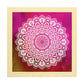 Poster cuadrado con dibujos de mandalas. Lámina mandala de la gratitud, ilustrada con mandalas coloridos y complejos.-Artwork-Nacnic-20x20 cm-Marco Madera clara-Nacnic Estudio SL