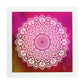 Poster cuadrado con dibujos de mandalas. Lámina mandala de la gratitud, ilustrada con mandalas coloridos y complejos.-Artwork-Nacnic-25x25 cm-Marco Blanco-Nacnic Estudio SL