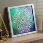 Poster cuadrado con dibujos de mandalas. Lámina mandala de la libertad, ilustrada con mandalas coloridos y complejos.-Artwork-Nacnic-Nacnic Estudio SL