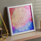 Poster cuadrado con dibujos de mandalas. Lámina mandala de la sensualidad, ilustrada con mandalas coloridos y complejos.-Artwork-Nacnic-Nacnic Estudio SL
