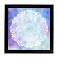 Poster cuadrado con dibujos de mandalas. Lámina mandala de la verdad, ilustrada con mandalas coloridos y complejos.-Artwork-Nacnic-25x25 cm-Marco Negro-Nacnic Estudio SL