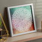 Poster cuadrado con dibujos de mandalas. Lámina mandala del ánimo positivo, ilustrada con mandalas coloridos y complejos.-Artwork-Nacnic-Nacnic Estudio SL