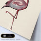 Poster cuadrado con dibujos de pájaros. Lámina Baila conmigo, ilustrada con dibujos de pajaros y periquitos.-Artwork-Nacnic-Nacnic Estudio SL