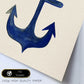 Poster cuadrado con dibujos del mar. Lámina Ancla mi vida, ilustrada con dibujos del mar y el océano.-Artwork-Nacnic-Nacnic Estudio SL