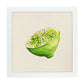 Poster cuadrado de Ácido cítrico. Lámina de frutas y verduras de forma cuadrada, ilustrada con dibujos a color.-Artwork-Nacnic-25x25 cm-Marco Blanco-Nacnic Estudio SL