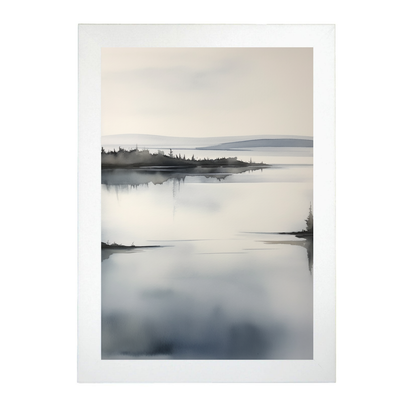 Lámina de Acuarela de Paisajes Serenos