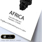 Poster de Africa. Láminas de paises y continentes del mundo.-Artwork-Nacnic-Nacnic Estudio SL