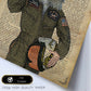 Poster de Aguila piloto. Láminas de animales con definiciones. Regalo para los amantes de los animales.-Artwork-Nacnic-Nacnic Estudio SL