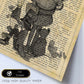 Poster de Alicia y sus amigos. Láminas de Alicia en el Pais de las Maravillas.-Artwork-Nacnic-Nacnic Estudio SL
