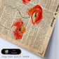 Poster de amapolas. Láminas de flores diseñadas con estilo antiguo. Diseño de botánica y plantas.-Artwork-Nacnic-Nacnic Estudio SL