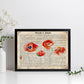 Poster de amapolas. Láminas de flores diseñadas con estilo antiguo. Diseño de botánica y plantas.-Artwork-Nacnic-Nacnic Estudio SL