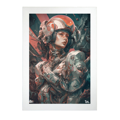 Póster de "Amor" en Estilo Surreal Cyb