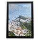 Poster de Andalucia. Láminas de comunidades autónomas de España.-Artwork-Nacnic-A4-Marco Negro-Nacnic Estudio SL
