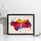 Poster de Andalucia. Láminas e ilustraciones de ciudades, comunidades, y mapas de España.-Artwork-Nacnic-Nacnic Estudio SL
