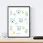 Poster de Animales bebe. Lámina de animales para niños.-Artwork-Nacnic-Nacnic Estudio SL