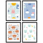 Poster de Animales bebe. Lámina de animales para niños.-Artwork-Nacnic-Nacnic Estudio SL