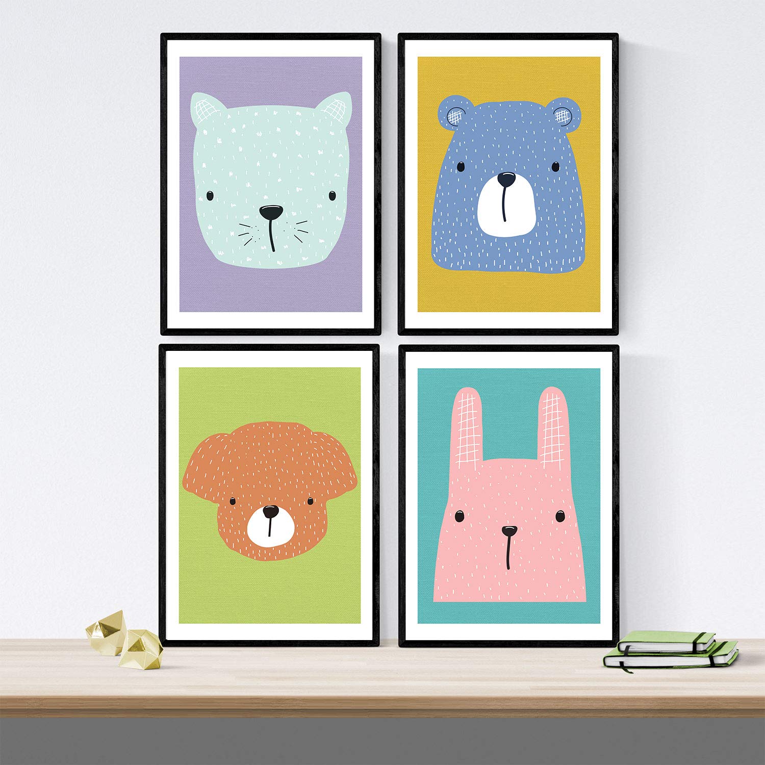 Poster de Animales infantiles. Lámina de animales para niños.-Artwork-Nacnic-Nacnic Estudio SL
