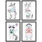 Poster de Animales modernos escandinavos. Lámina de animales con diseño nordico.-Artwork-Nacnic-Nacnic Estudio SL