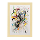 Póster Abstracto de Árbol con Líneas Curvas de Wu Gu