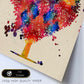 Poster de Árbol de corazón con diseño acuarela. Mix de láminas con estilo acuarela-Artwork-Nacnic-Nacnic Estudio SL