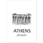 Poster de Atenas - Acropolis. Láminas con monumentos de ciudades.-Artwork-Nacnic-A4-Sin marco-Nacnic Estudio SL