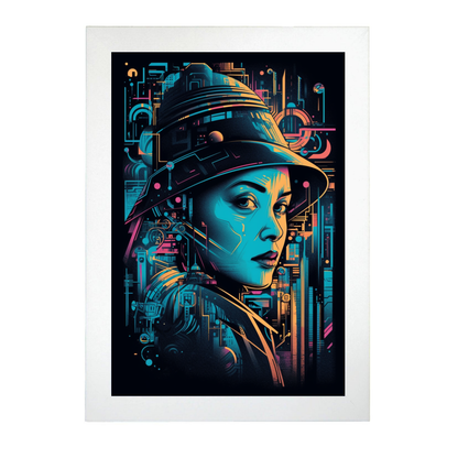 Póster Moderno de Cine Noir Aventura